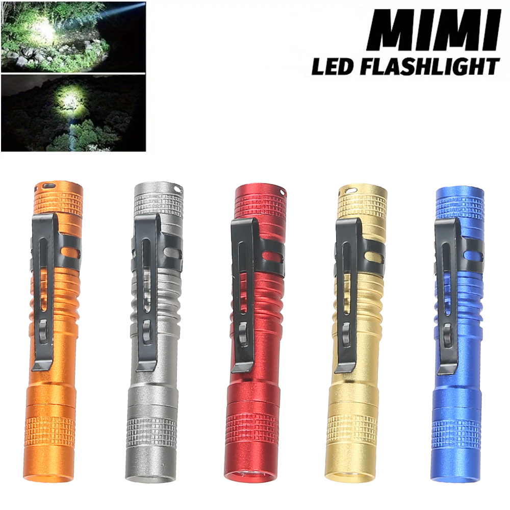 Outdoor Lighting Setup - Mini Taşınabilir LED Kalem Işık Klipsli