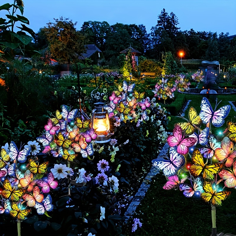 Outdoor Lighting Manufacturers - Güneş LED Kelebek Bahçe Işıkları Su