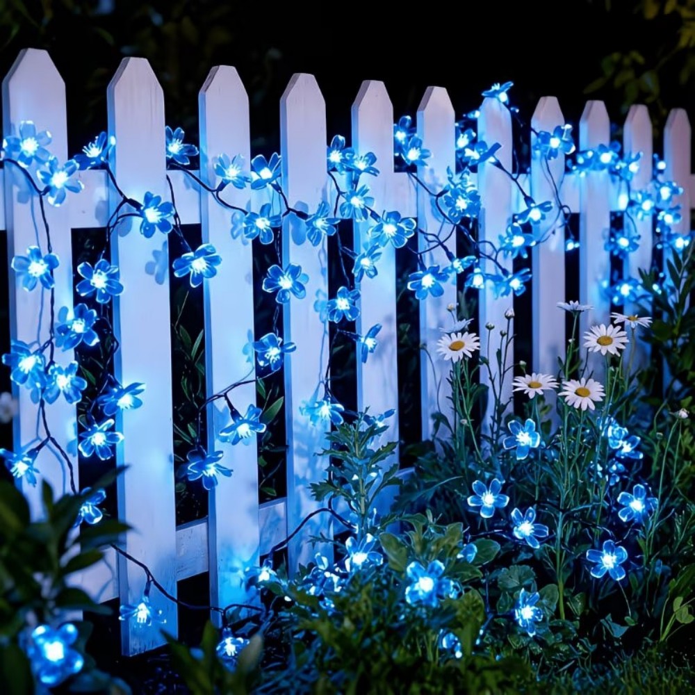 Landscape Spike Light - Güneş Enerjili Kiraz Çiçeği Dış Mekan