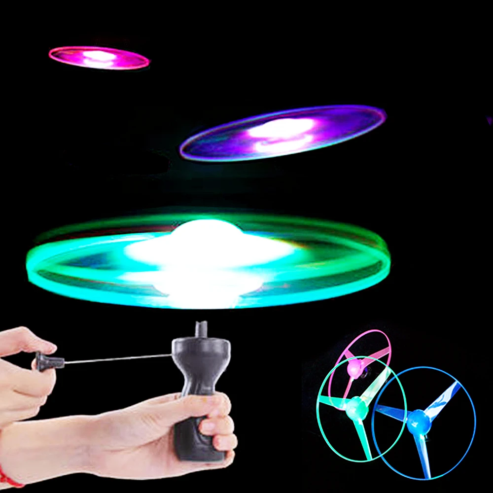 Outdoor Lighting Ideas For Party - 9A-Parlak Uçan Disk Pervane Oyuncakları LED