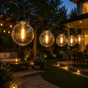 Landscape Spike Light - Güneş Enerjili LED Işık Zinciri, Küre