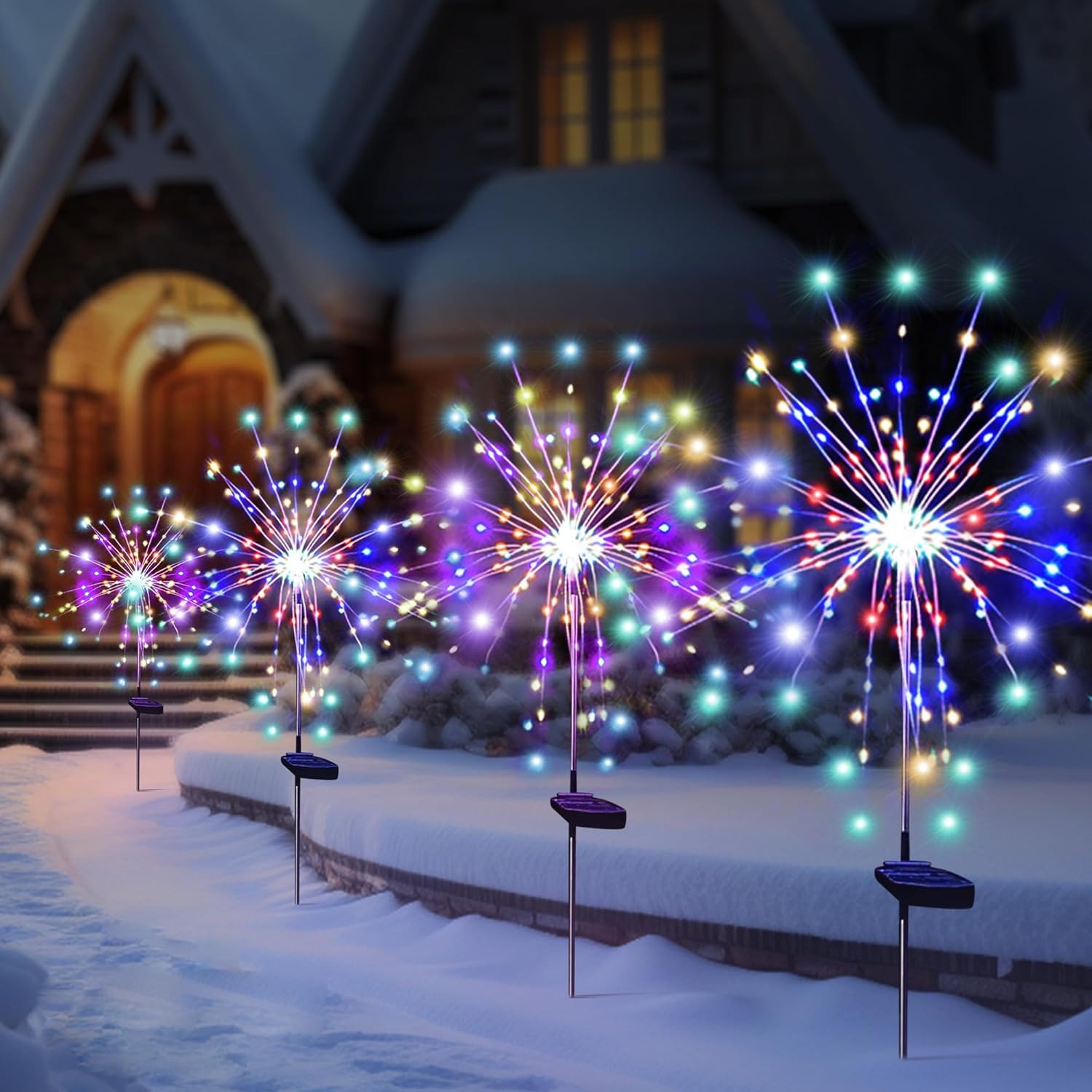 Outdoor Lighting Ideas For Party - Güneş Enerjili LED Havai Fişek Peri