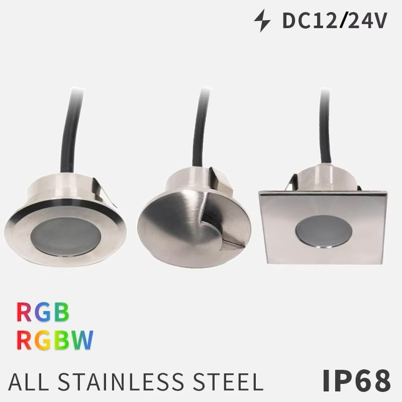 Outdoor Lighting Recessed - QITU LED Açık Bahçe Işıkları Su