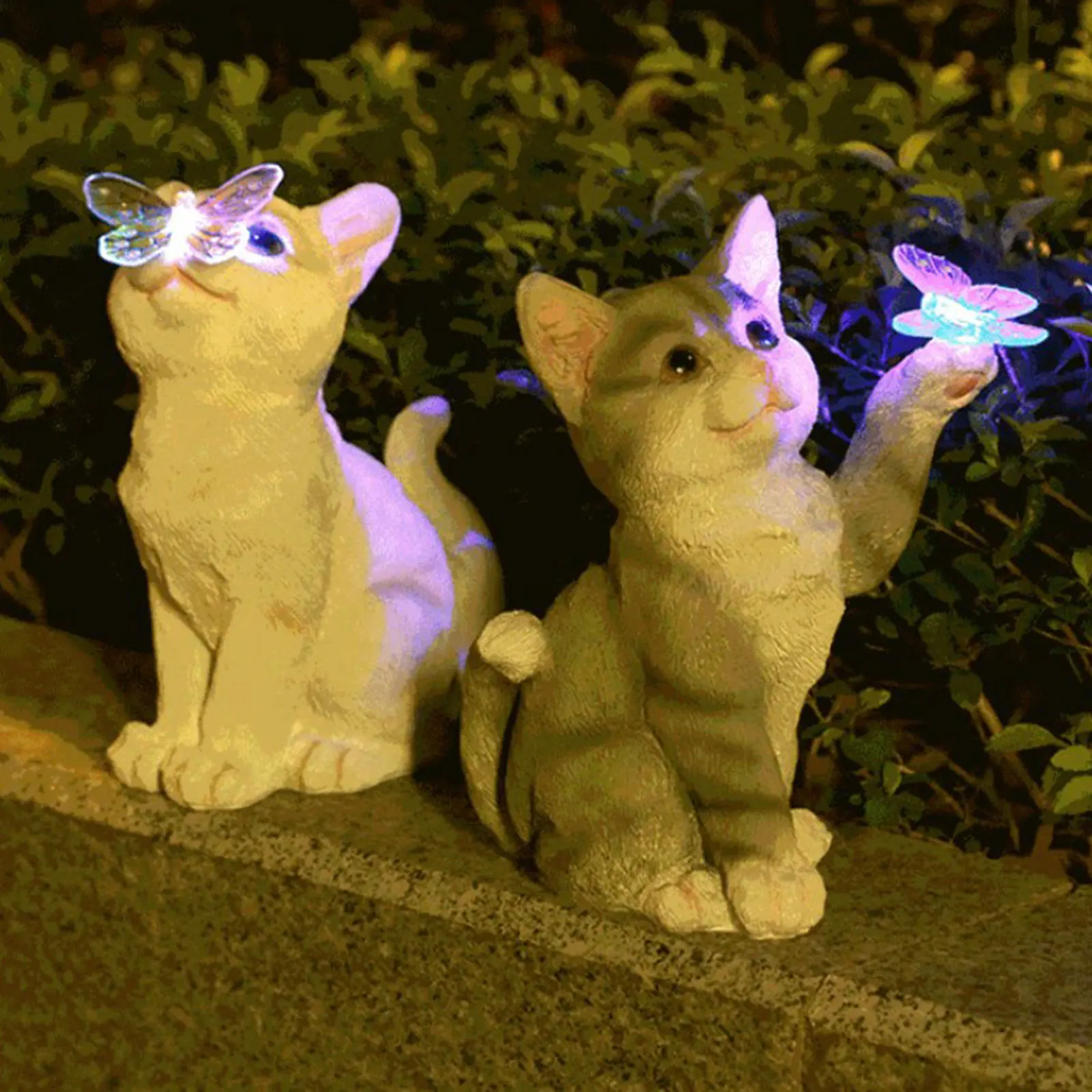 Landscape Spike Light - Açık Kedi Heykel Heykelcik Kolye Bahçe