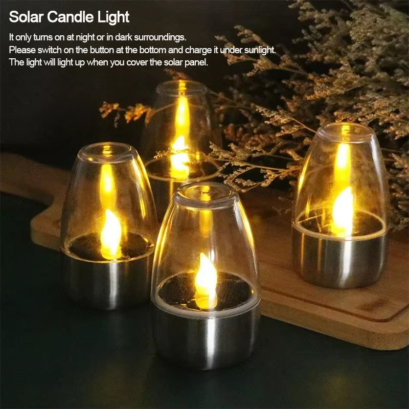 LED Güneş Mumlar Işık Alevsiz  - Outdoor Lighting Ideas For Party incelemesi ve fiyatı