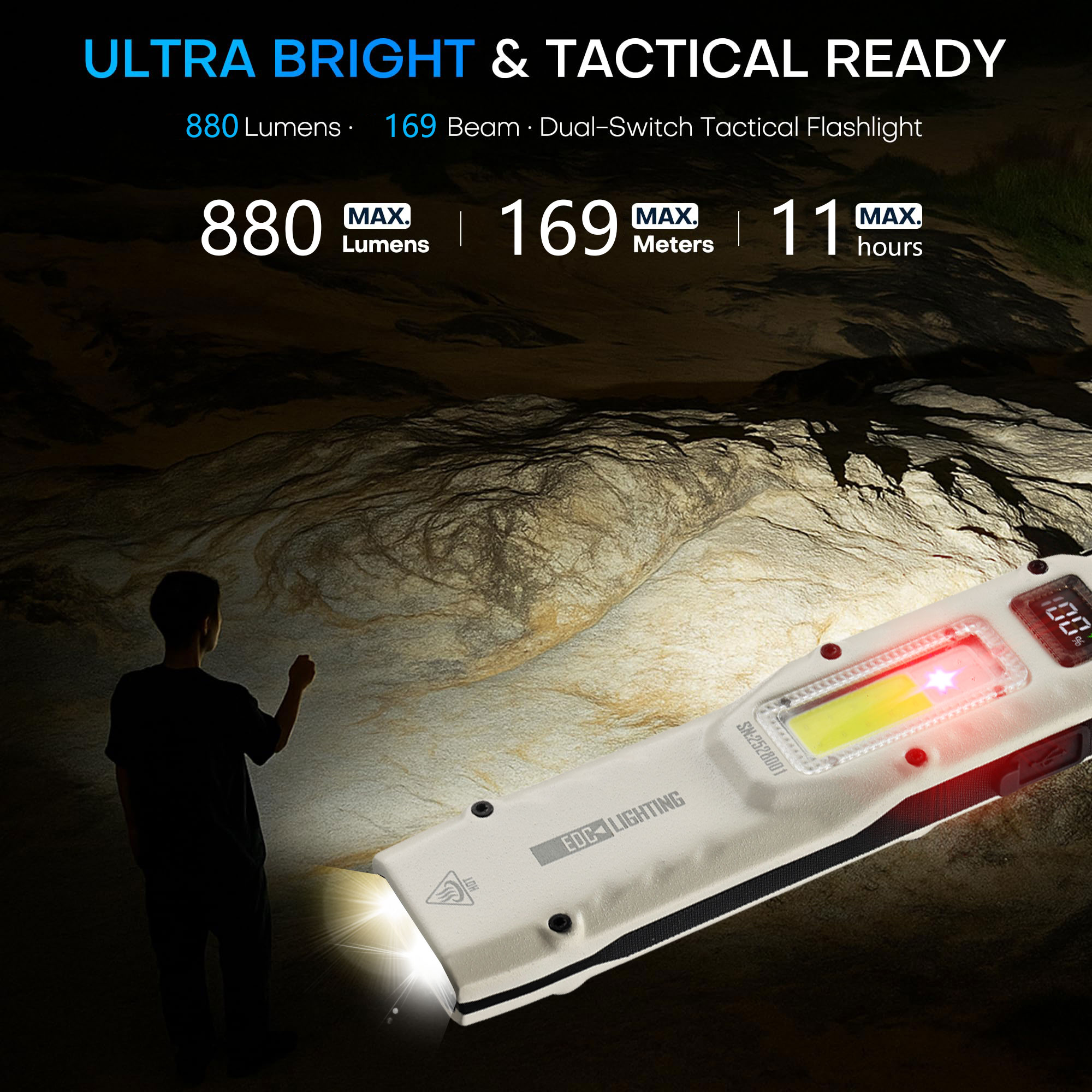 Taşınabilir 880LM YEMAO M28 Ul - Outdoor Lighting Setup incelemesi ve fiyatı