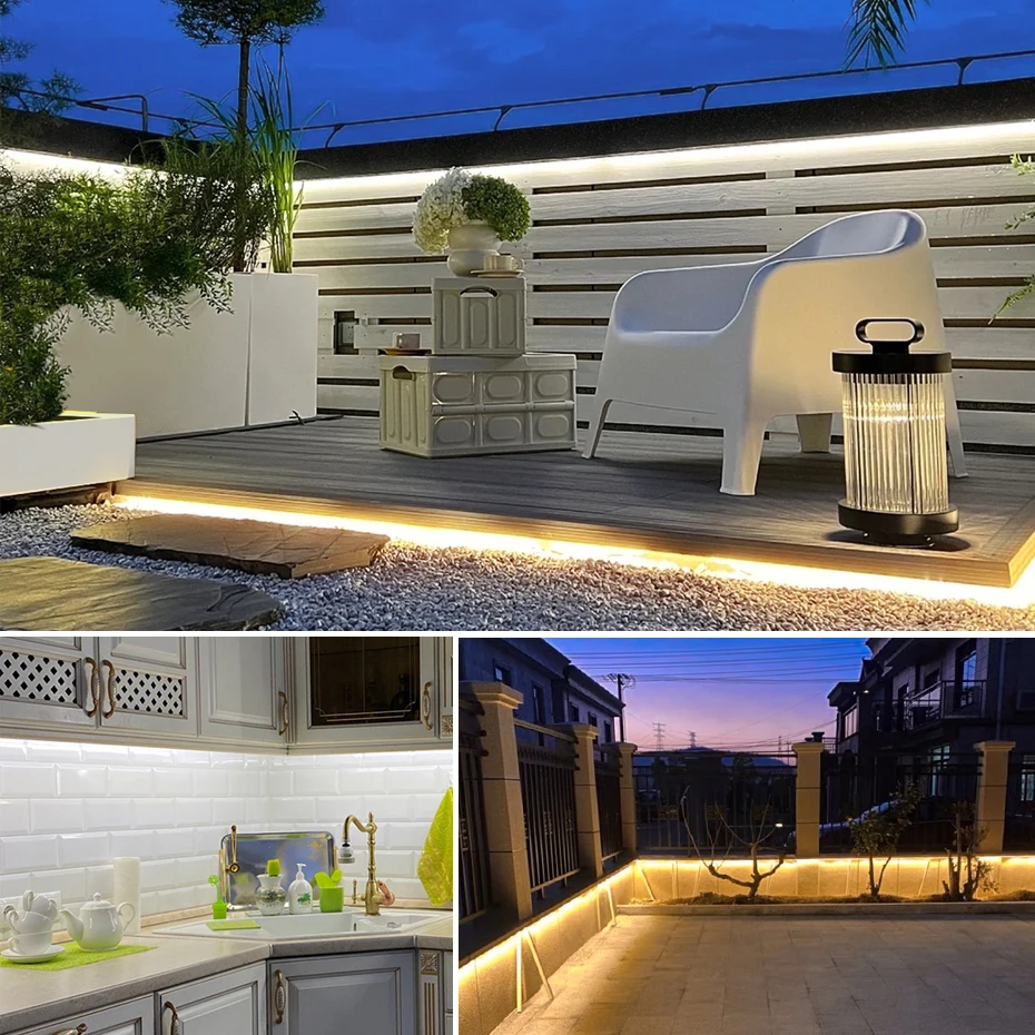 220V 110V Saf Silikon Jel COB  - Outdoor Lighting Led Strip incelemesi ve fiyatı
