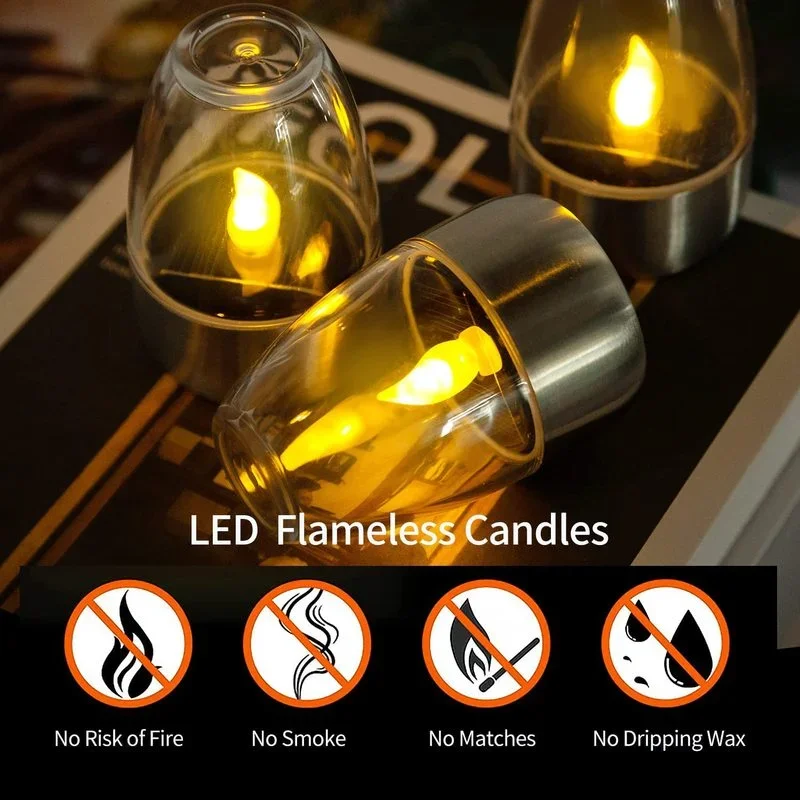 Güneş Enerjili Alevsiz Mumlar  - Outdoor Lighting Ideas For Party incelemesi ve fiyatı