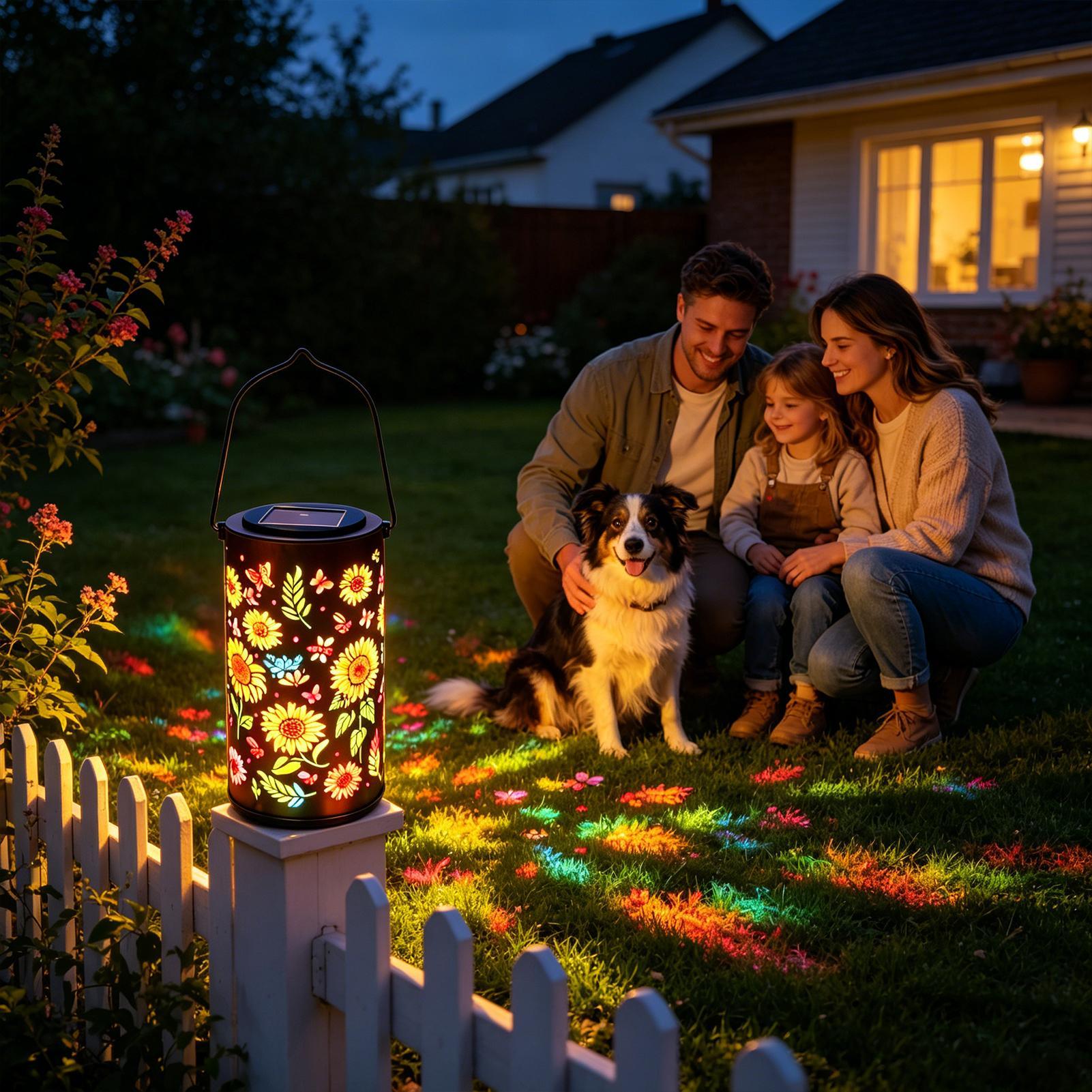 Ayçiçeği Güneş Enerjili Fener  - Outdoor Lighting For Patio incelemesi ve fiyatı