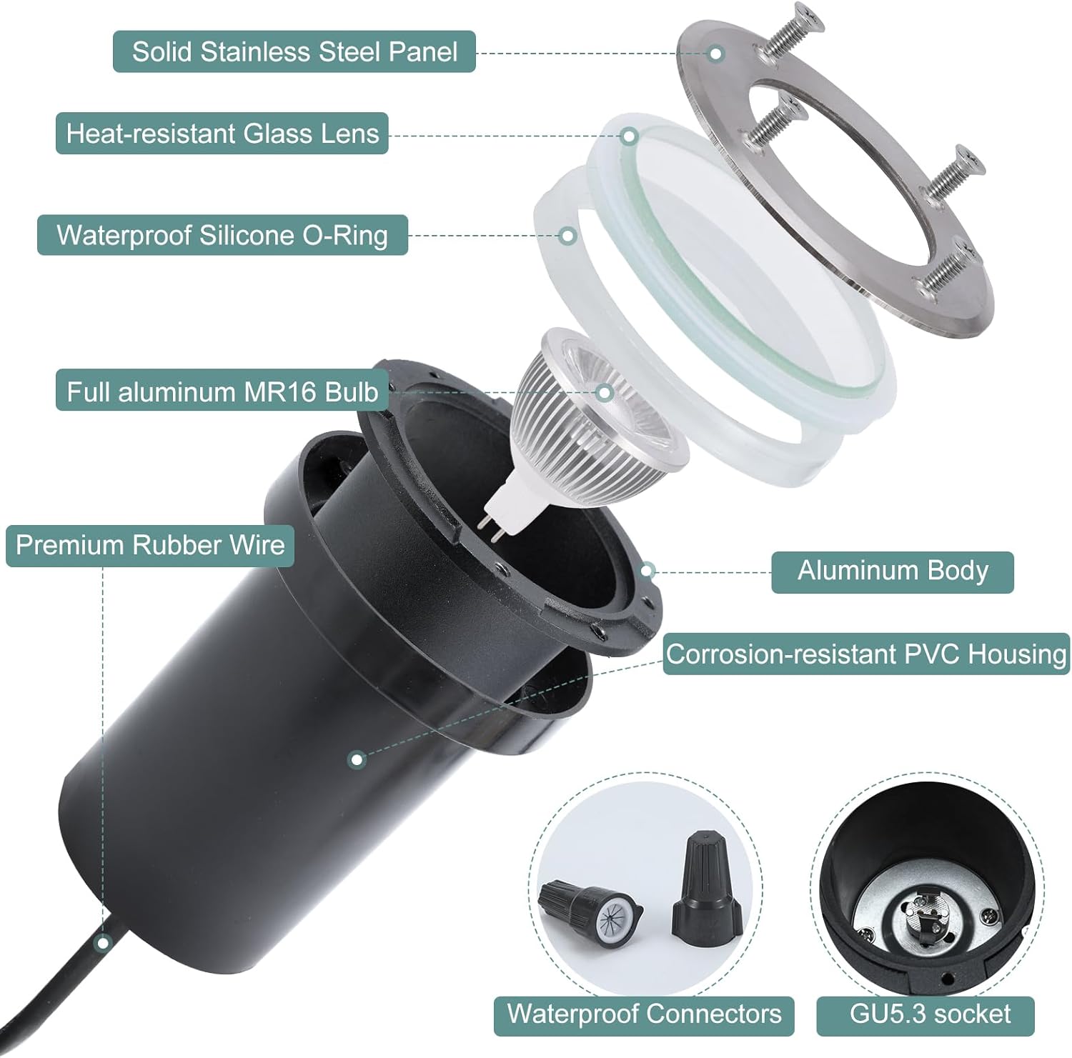 6'lı Paket Düşük Voltajlı Peyz - Outdoor Lighting Underground Wiring incelemesi ve fiyatı