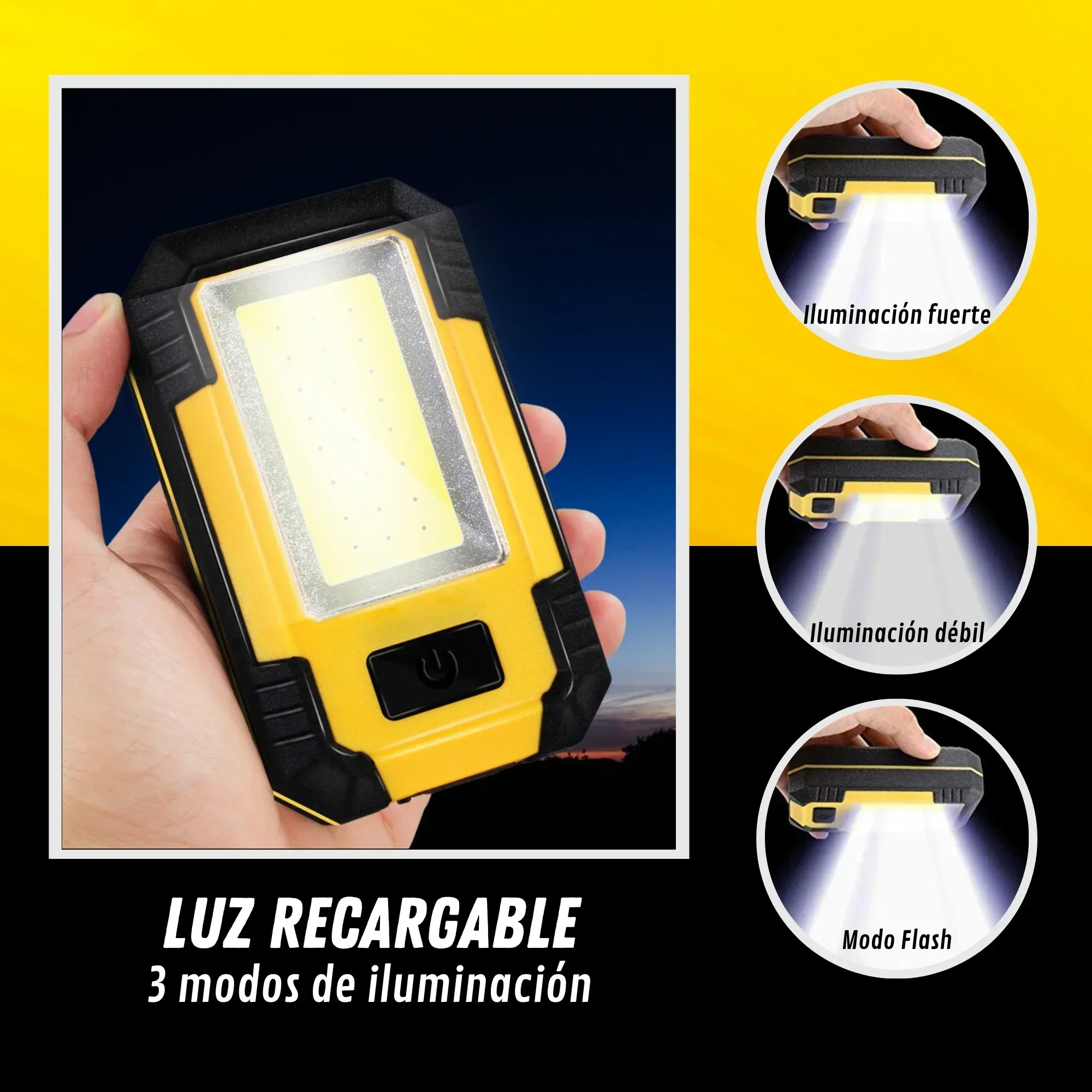 Şarj Edilebilir 4000mAh Çalışm - Outdoor Lighting Setup incelemesi ve fiyatı