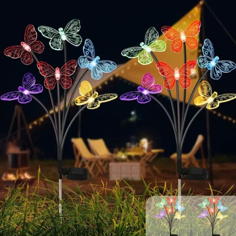Güneş Enerjili Kelebek Lambala - Outdoor Lighting For Patio incelemesi ve fiyatı