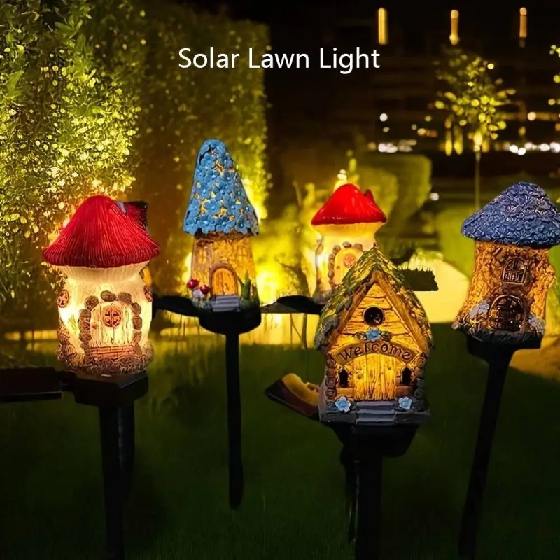 Yeni Güneş Enerjili Reçine Çiç - Landscape Spike Light incelemesi ve fiyatı
