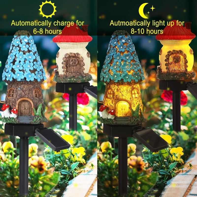 Yeni Güneş Enerjili Reçine Çiç - Landscape Spike Light incelemesi ve fiyatı