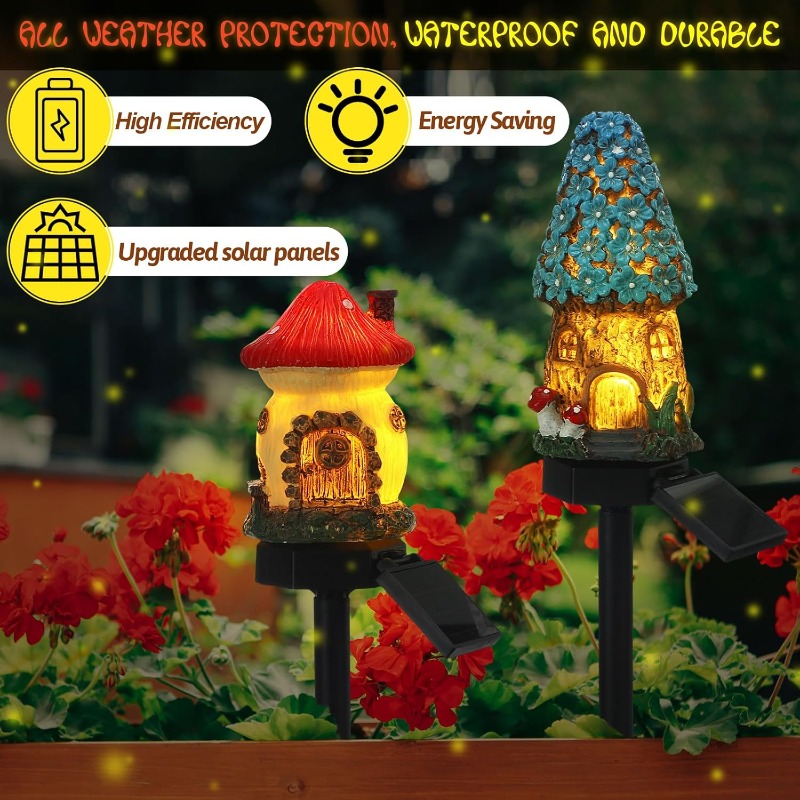 Yeni Güneş Enerjili Reçine Çiç - Landscape Spike Light incelemesi ve fiyatı