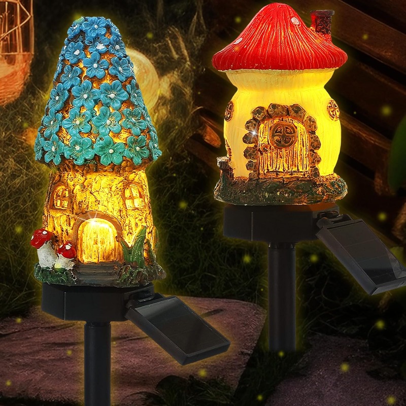 Yeni Güneş Enerjili Reçine Çiç - Landscape Spike Light incelemesi ve fiyatı