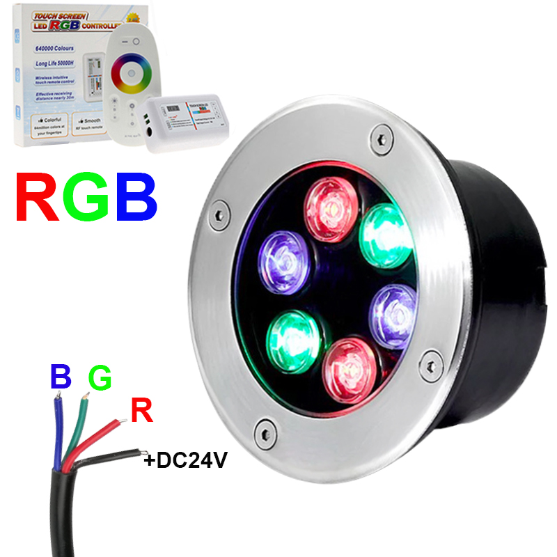 4 telli RGB LED Yeraltı Işık 9 - Outdoor Lighting Underground Wiring incelemesi ve fiyatı
