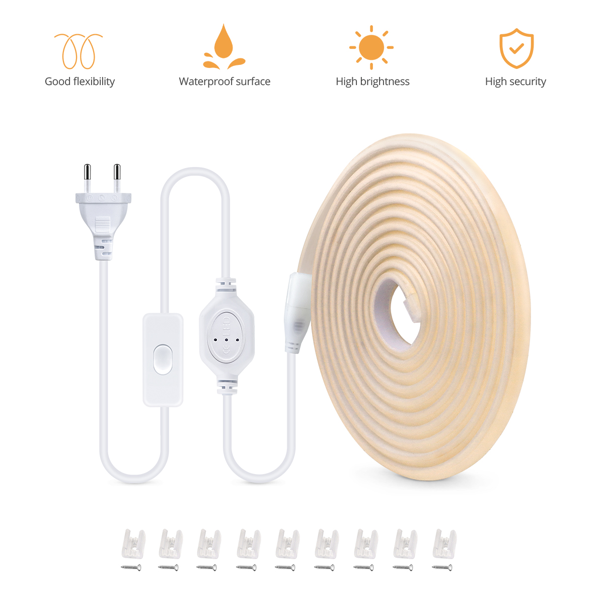 110V 220V COB LED şerit dış me - Outdoor Lighting Led Strip incelemesi ve fiyatı
