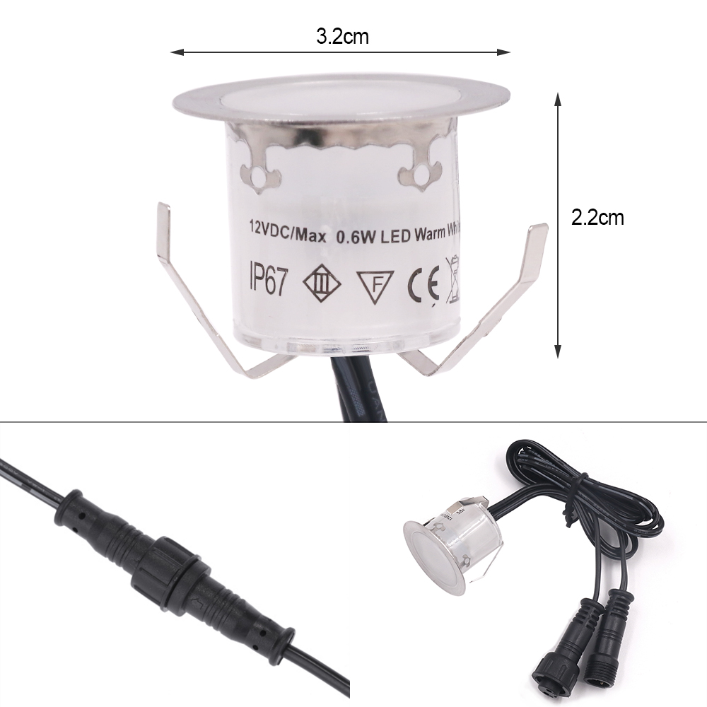 16 ışıkları LED güverte ışığı  - Deck Step Light incelemesi ve fiyatı