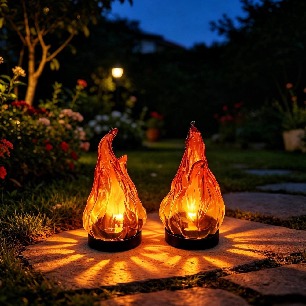 Güneş Enerjili Alev Efektli As - Outdoor Lighting For Patio incelemesi ve fiyatı