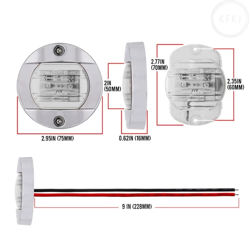 Yat Balıkçı Gemisi için 12V/24 - Deck Step Light incelemesi ve fiyatı